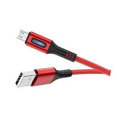 Cáp sạc nhanh thông minh Type-C Hoco chống gãy gập dài 1.2m ( 2 màu)- Hảng chính hãng