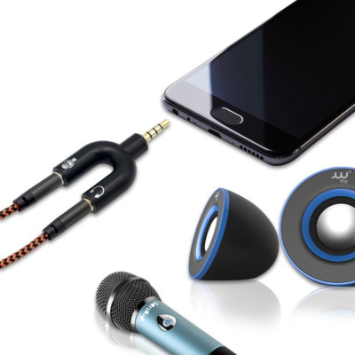 Cáp Chia Jack Thành Mic Headphone 10789 - Hàng Nhập Khẩu