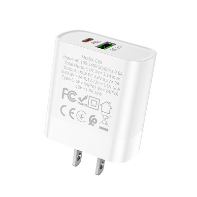 Củ Sạc Nhanh Cho Iphone Hoco C80/C80Plus/CS13/CS13A - Hỗ trợ sạc nhanh 20W PD QC3.0 - Hàng Chính Hãng