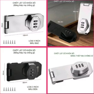 1 CÁI KHÓA CỬA KHÓA TỦ 3 CHỮ SỐ MẬT KHẨU AN TOÀN HÀNG CHUẨN CHẤT LƯỢNG