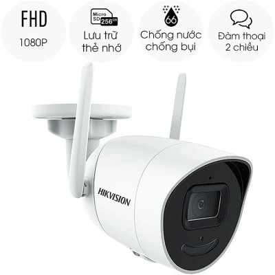 Camera Wifi IP Hikvision DS-2CV2021G2-IDW, H.265+, đàm thoại 2 chiều,DWDR;3D DNR, chuẩn IEEE hồng ngoại 30m - Hàng Chính Hãng