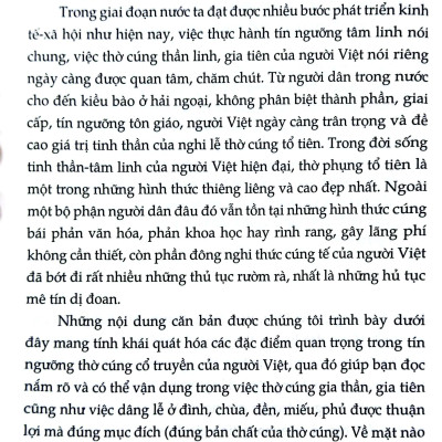 Sách - Thờ Cúng Cổ Truyền Việt Nam - Nghi Lễ Và Thực Hành Nghi Lễ