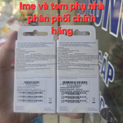 Củ sạc nhanh Samsung 25w Type C ( Không kèm cáp) - Hàng chính hãng
