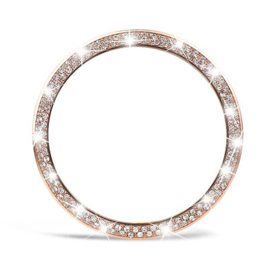 Khung viền bezel ( benzen ) đính hạt 42mm và dây Milanese 20mm dành cho Samsung Galaxy Watch 4 42mm