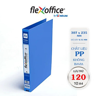 Bộ 2 Bìa nhẫn 2-ORing 25 Flexoffice FO-ORB01