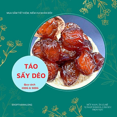 MỨT TÁO SẤY DẺO THÀNH LONG 500G - VIỆT NAM