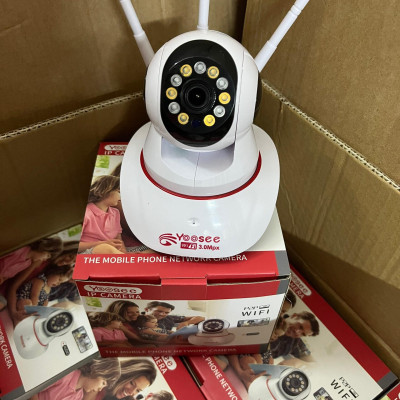 Camera wifi yoosee 3.0 2K siêu nét - camera ip yoosee 3 râu 3mp trong nhà - hàng nhập khẩu