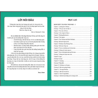 Sách Đánh Thức Tài Năng Toán Học 3 Và 4, ( Bộ 2 cuốn, 9 - 12 tuổi )