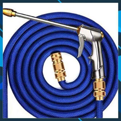 Bộ dây và vòi xịt tăng áp lực nước rửa xe tưới cây loại 7.5m (dãn nở 22m) 206733