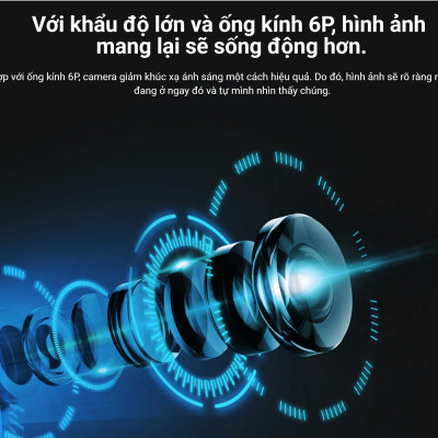Camera quan sát Xiaomi C400 2,5K 4MP, Xoay 360, AI phát hiện con người, Wi-Fi 2.4GHz/5GHz, Bản quốc tế - Hàng chính hãng