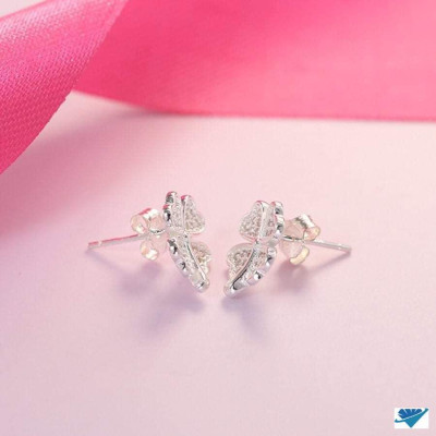 Bông tai bạc thời trang chất liệu bằng bạc s925 MS0703