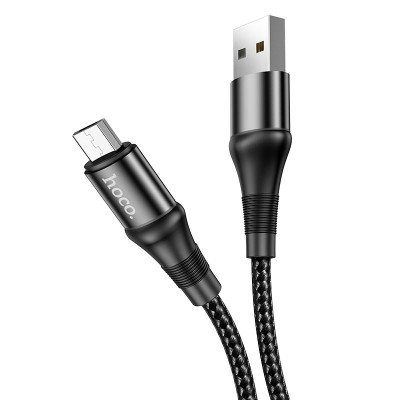 Cáp sạc Micro Hoco X50 Micro đồng bộ dữ liệu - Hàng chính hãng