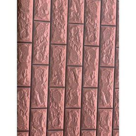 5m giấy decal cuộn dán tường gạch đỏ có sẵn keo DTL96