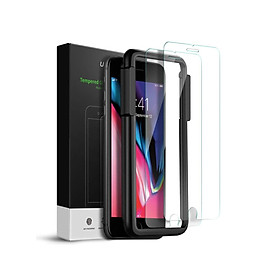 Ugreen UG60372SP113TK iPhone 7 - 8 màu trắng 2 miếng dán kính cường lực bảo vệ chống trầy xướt - HÀNG CHÍNH HÃNG