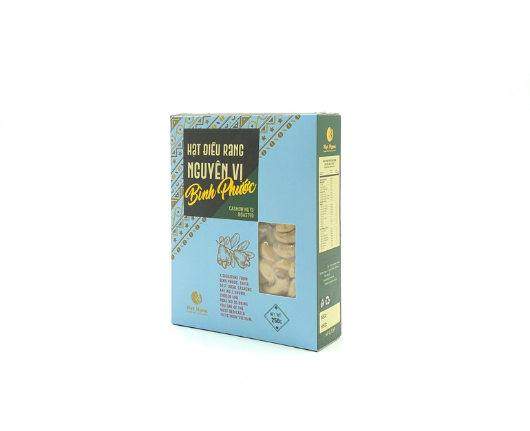 HẠT ĐIỀU BÌNH PHƯỚC RANG NGUYÊN VỊ KHÔNG MUỐI - HỘP 250G