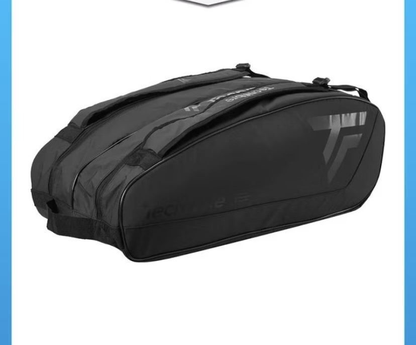 Túi đựng vợt tennis Tour Endurance Ultra Black 12R - Chất liệu bạt chống thấm, 3 ngăn, kích thước 75x28x34,5cm - Bag