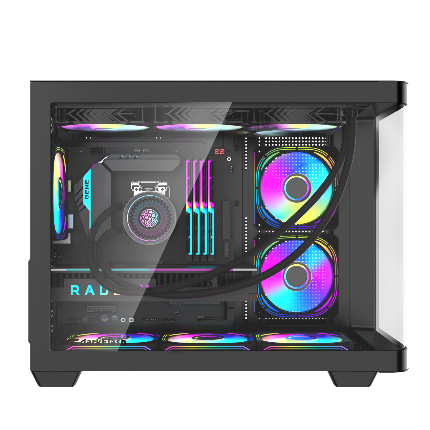 VỎ CASE MÁY TÍNH DARKFLASH L285M (Full M-ATX) - Hàng chính hãng