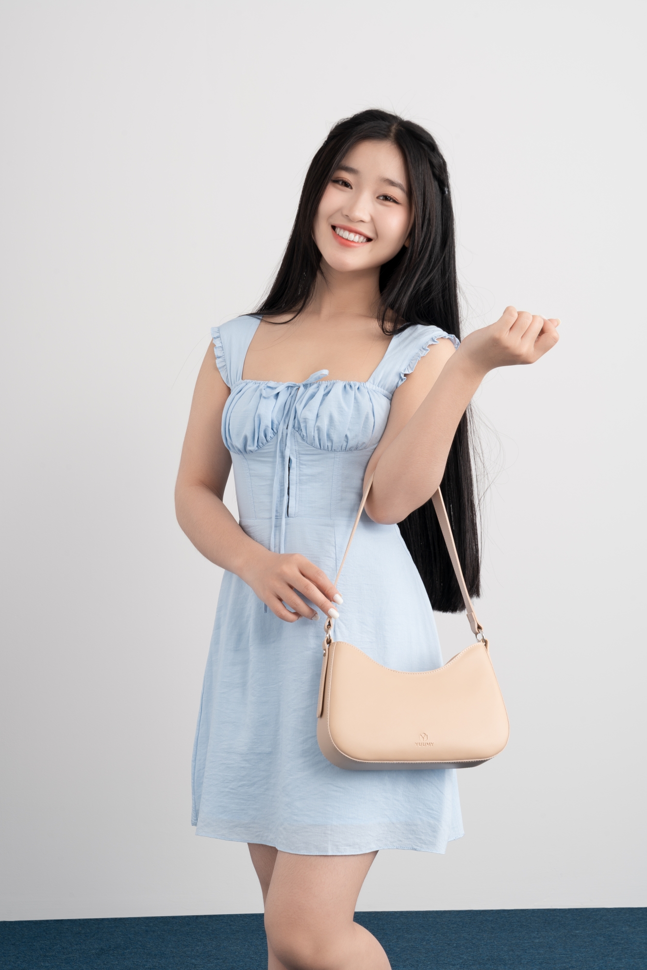 Túi Yuumy ( Thời trang nữ thiết kế đơn giản size 25 - Túi đeo vai da Seasand YN266 )