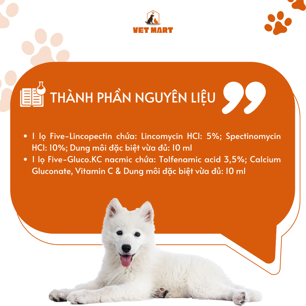 Combo Linco-Namic.KC (10ml) - Dung Dịch Hỗ Trợ Trị Nhiễm Khuẩn Tiêu Hóa, Tiêu Viêm Cho Thú Cưng, Chim Cảnh