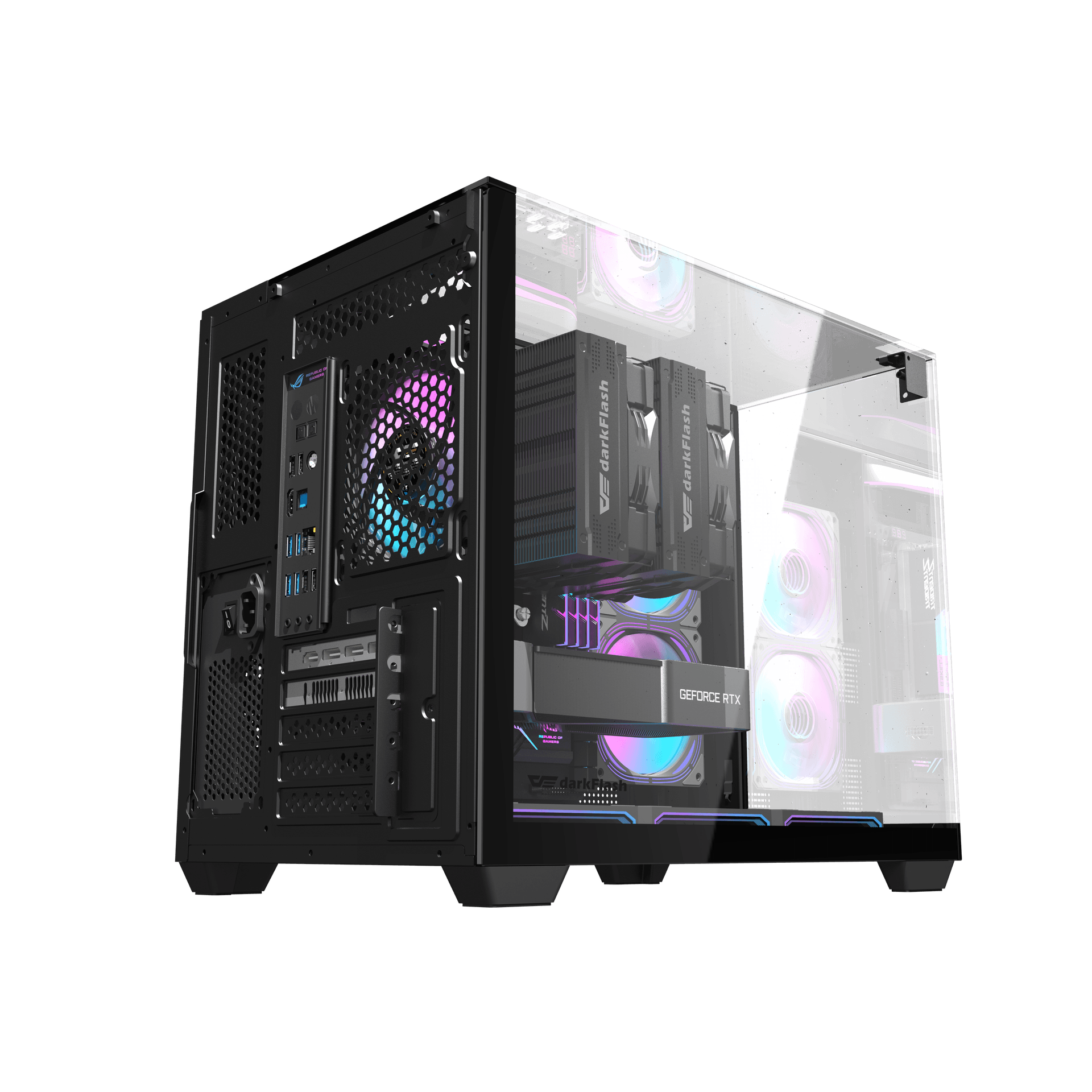 VỎ CASE MÁY TÍNH DARKFLASH TH285M (Full M-ATX) - Hàng chính hãng