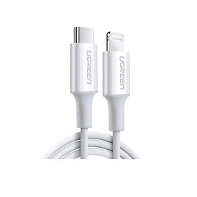 Ugreen UG60749US171TK 2m cáp usb type c ra apple lightning màu trắng - HÀNG CHÍNH HÃNG