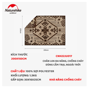 Chăn chống cháy dã ngọai NatureHike CNH22JU017