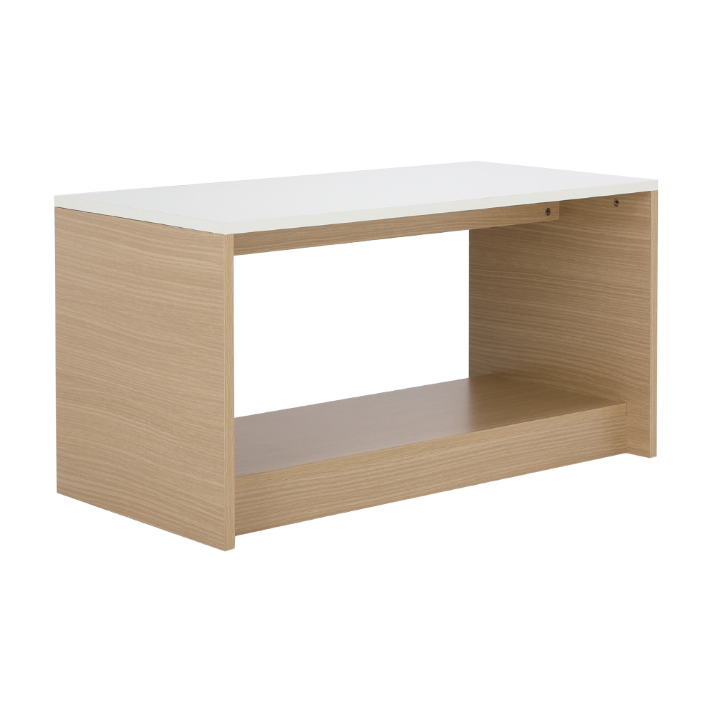 Bàn Cà Phê Mia 80Cm(Vuông) Gỗ Sồi Trắng |Index Living Mall | Nội thất Thái Lan