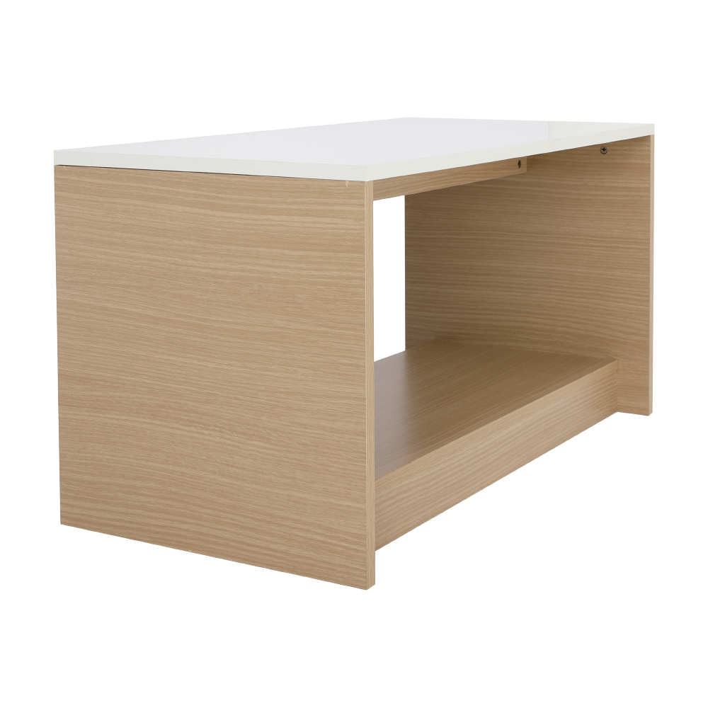 Bàn Cà Phê Mia 80Cm(Vuông) Gỗ Sồi Trắng |Index Living Mall | Nội thất Thái Lan