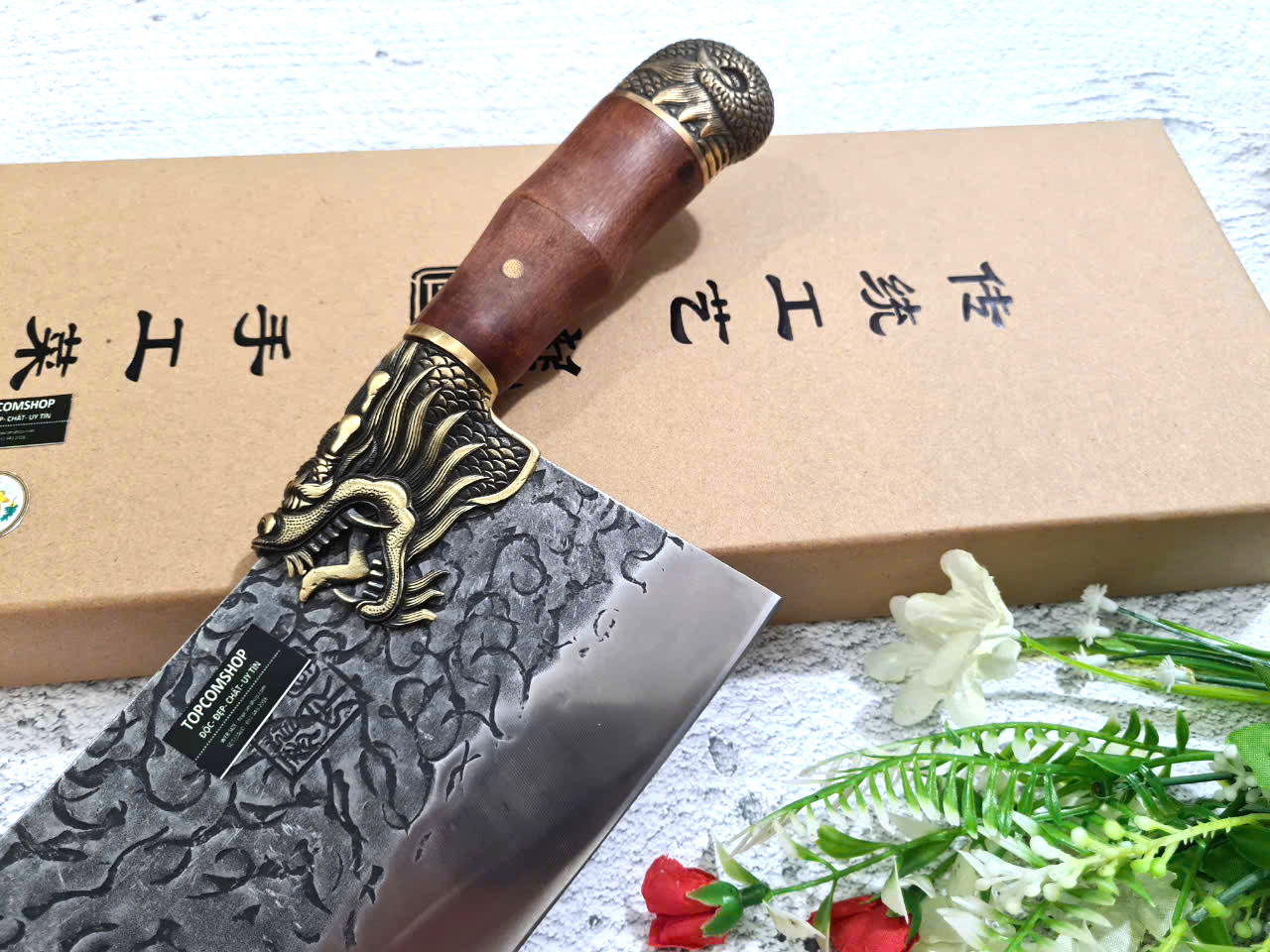 DAO BẾP - DAO THÁI KHÂU RỒNG MÃ DT152