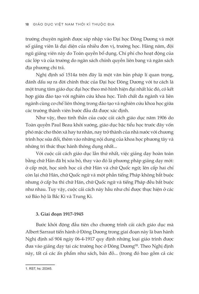 Giáo Dục Việt Nam Thời Kỳ Thuộc Địa Qua Tài Liệu Và Tư Liệu Lưu Trữ (1858 - 1945)