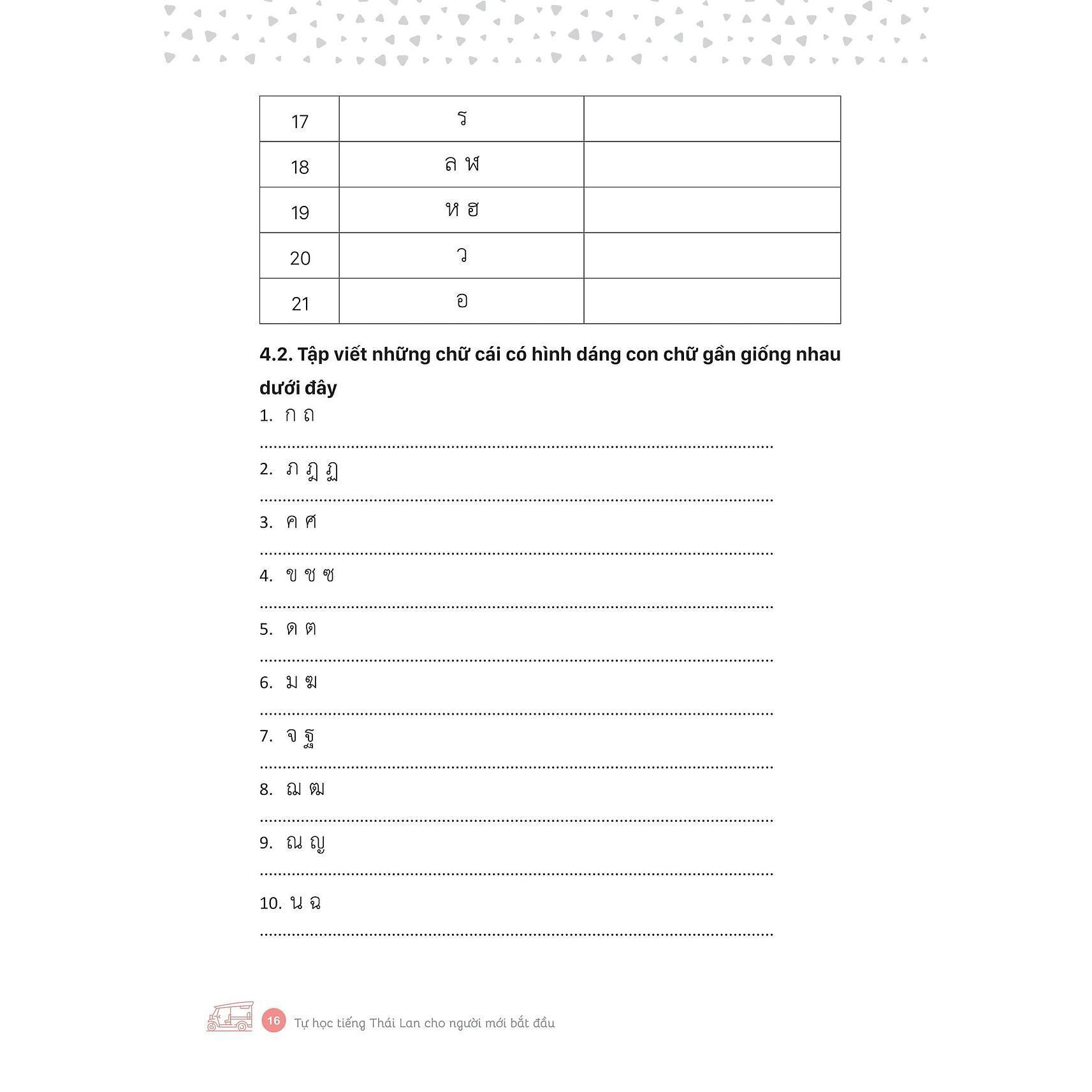 Sách - Tự Học Tiếng Thái Lan Cho Người Mới Bắt Đầu - MCBooks