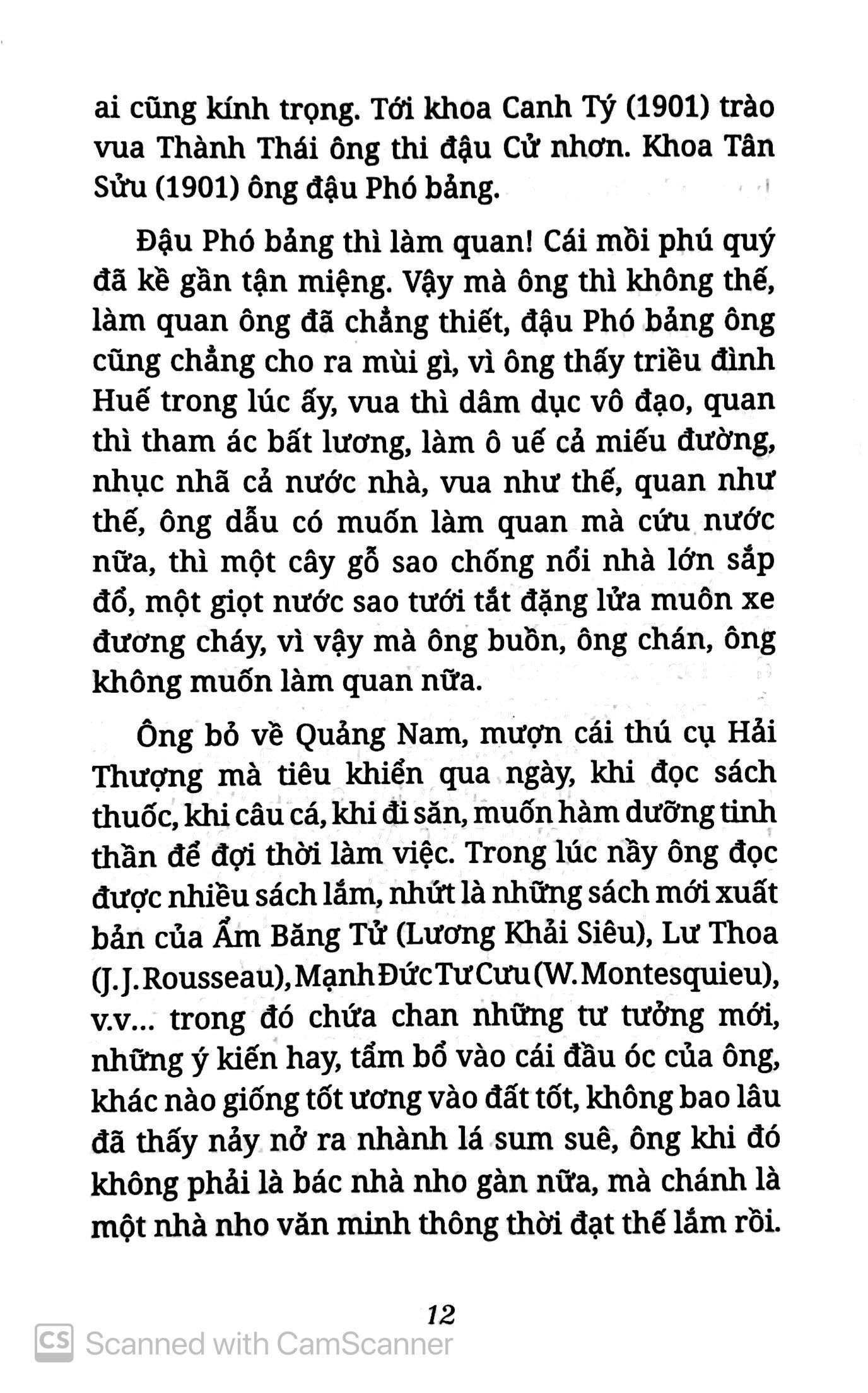Gương Chí Sĩ Phan Tây Hồ - Lịch Sử Toàn Biên
