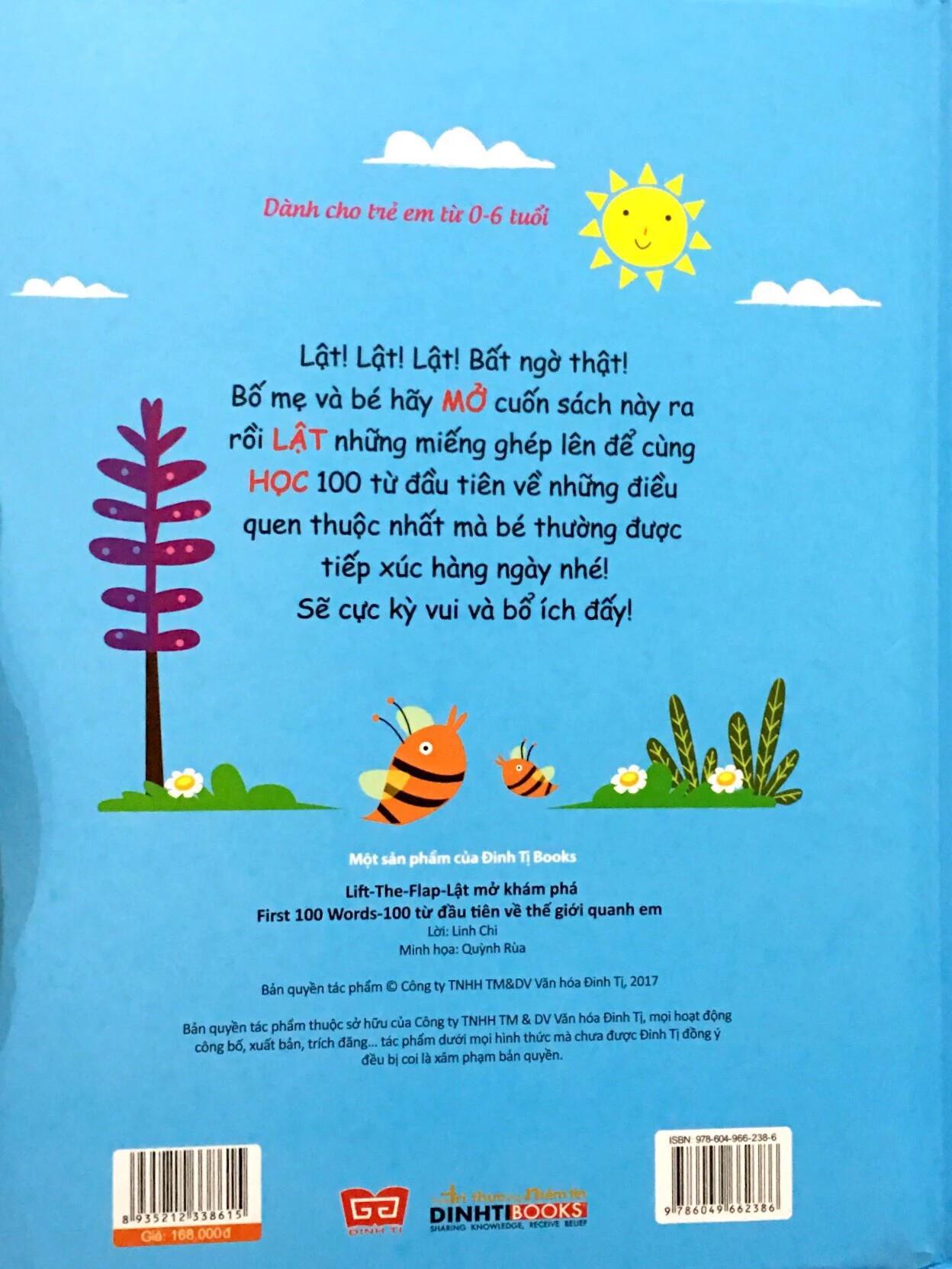 Sách Lift The Flap - Lật Mở Khám Phá - 100 Từ Đầu Tiên Về Thế Giới Quanh Em