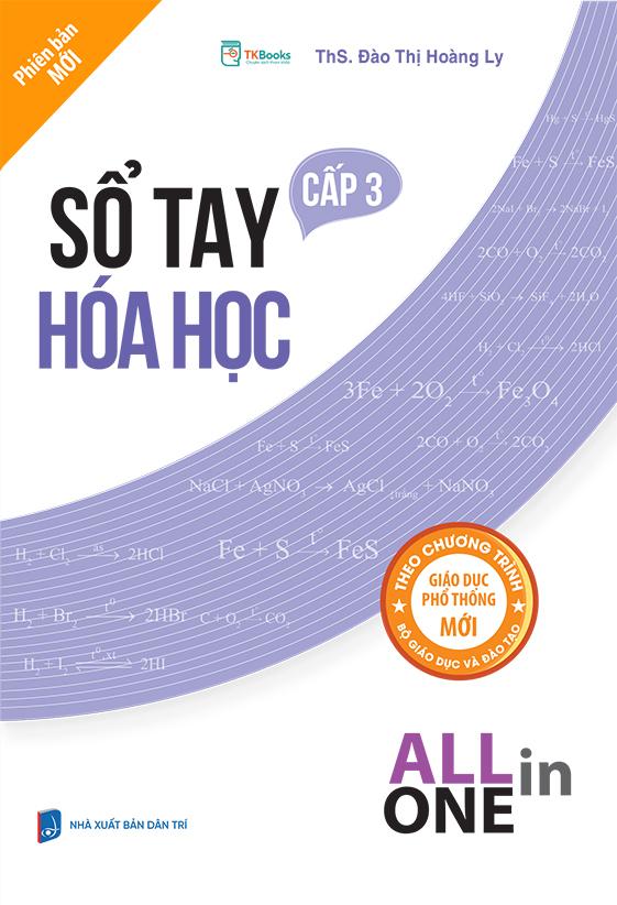 Sách - Sổ Tay Hóa Học Cấp 3 - All In One (Theo Chương Trình Giáo Dục Phổ Thông Mới)