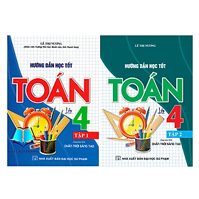 Sách - Combo Hướng Dẫn Học Tốt Toán Lớp 4 Tập 1 + 2 (Dùng Kèm SGK Chân Trời Sáng Tạo)