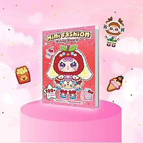 Sách - Mini Fashion - Baby Three - Bóc Dán Hơn 100+ Stickers Váy, Phụ Kiện Xinh Đẹp Cho Bé Gái - Megabook
