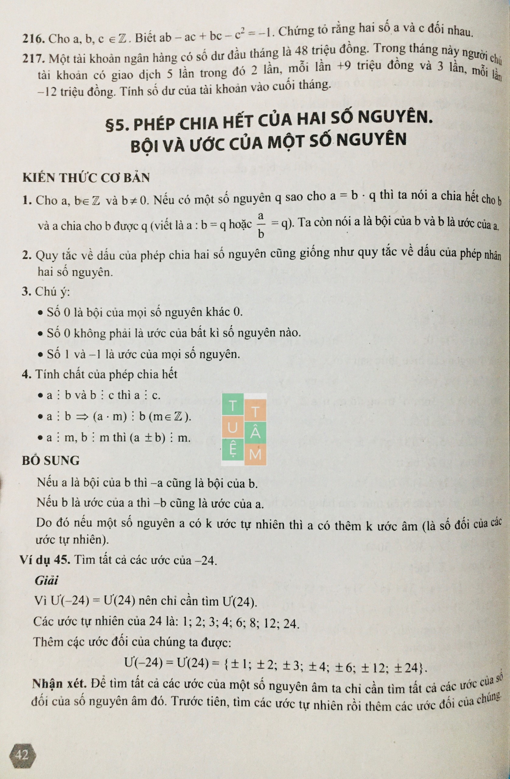 Sách - Bài tập nâng cao và một số chuyên đề Toán 6