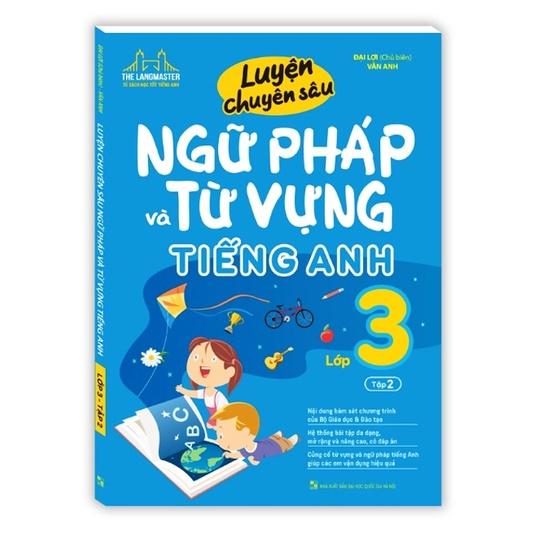 Sách - Combo Luyện chuyên sâu ngữ pháp và từ vựng tiếng anh lớp 3 (trọn bộ 2 cuốn)