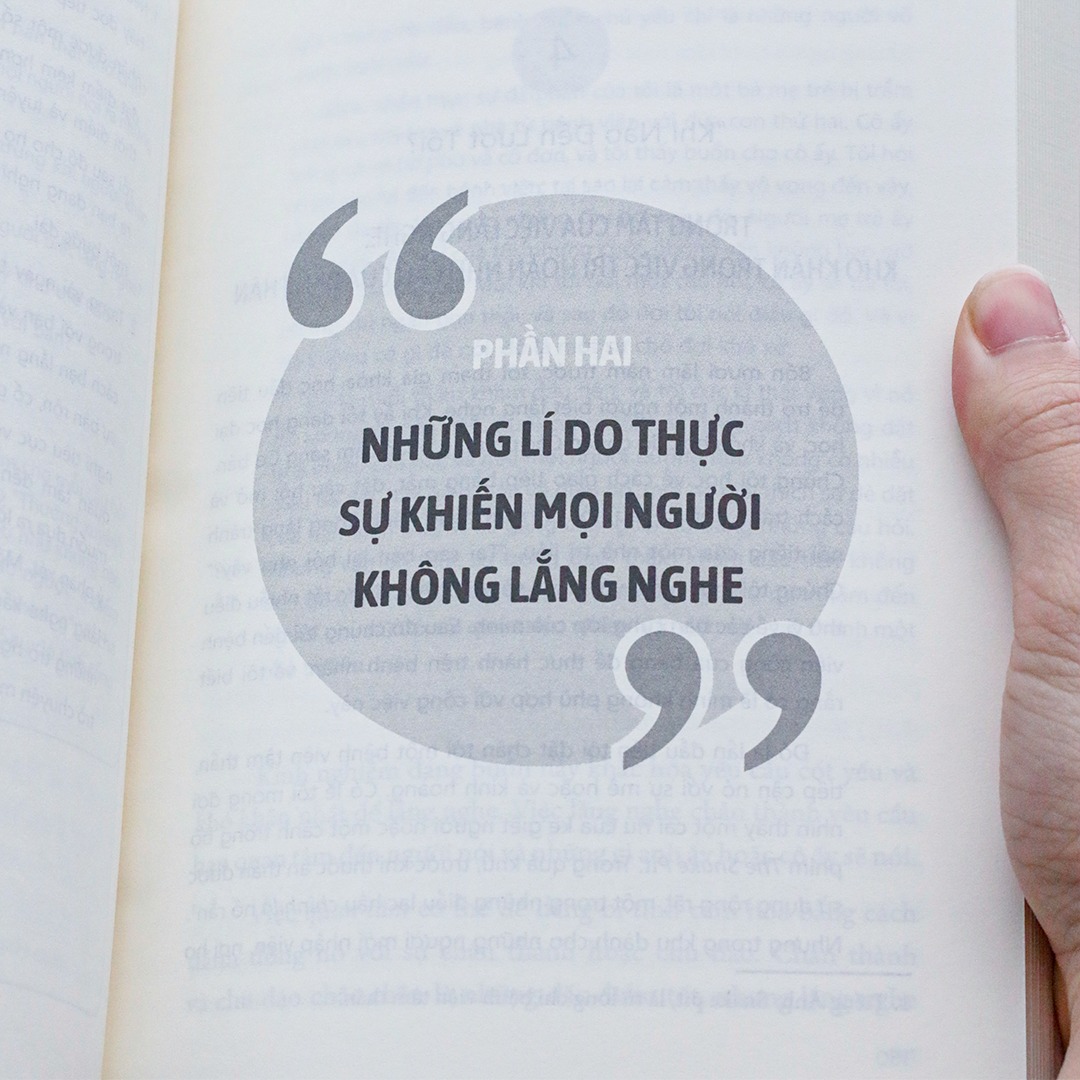 Sách: Nghệ Thuật Lắng Nghe Để Cải Thiện Các Mối Quan Hệ