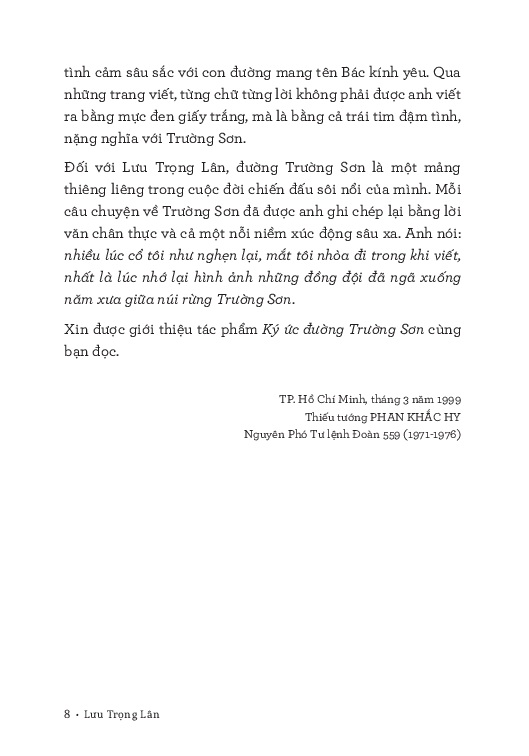 Ký Ức Đường Trường Sơn - TRE
