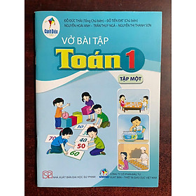 Sách Vở bài tập Toán 1- tập một- Cánh Diều (Kèm bìa nilong bao sách)