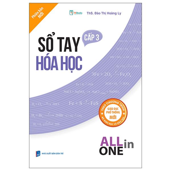 Sách - Sổ Tay Hóa Học Cấp 3 - All In One (Theo Chương Trình Giáo Dục Phổ Thông Mới)