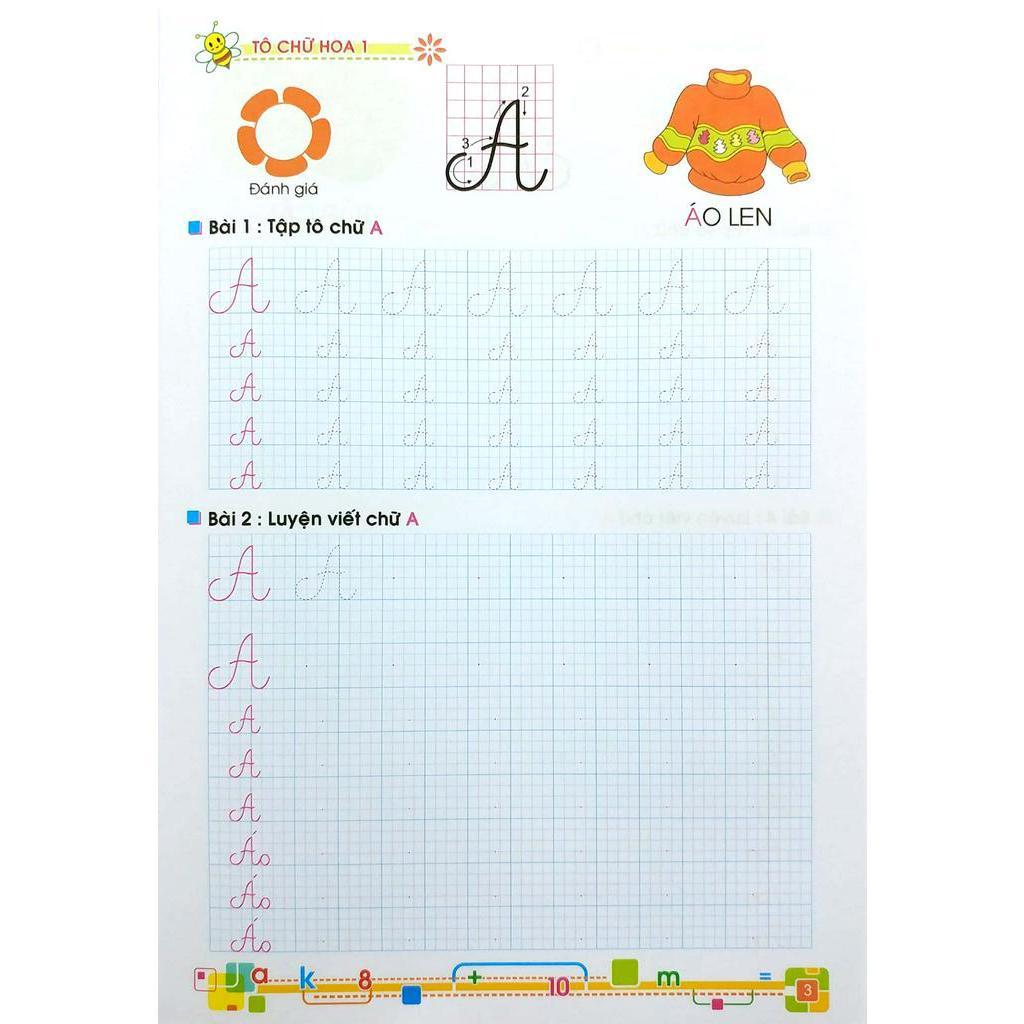Bé Vào Lớp 1 - Tô Chữ Hoa 1 - Bản Quyền