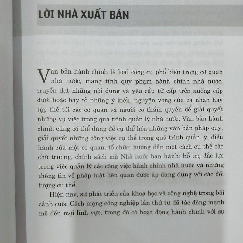 Sách - Văn Bản Học Hành Chính Lý Luận Và Thực Tiễn - NXB Chính Trị Quốc Gia