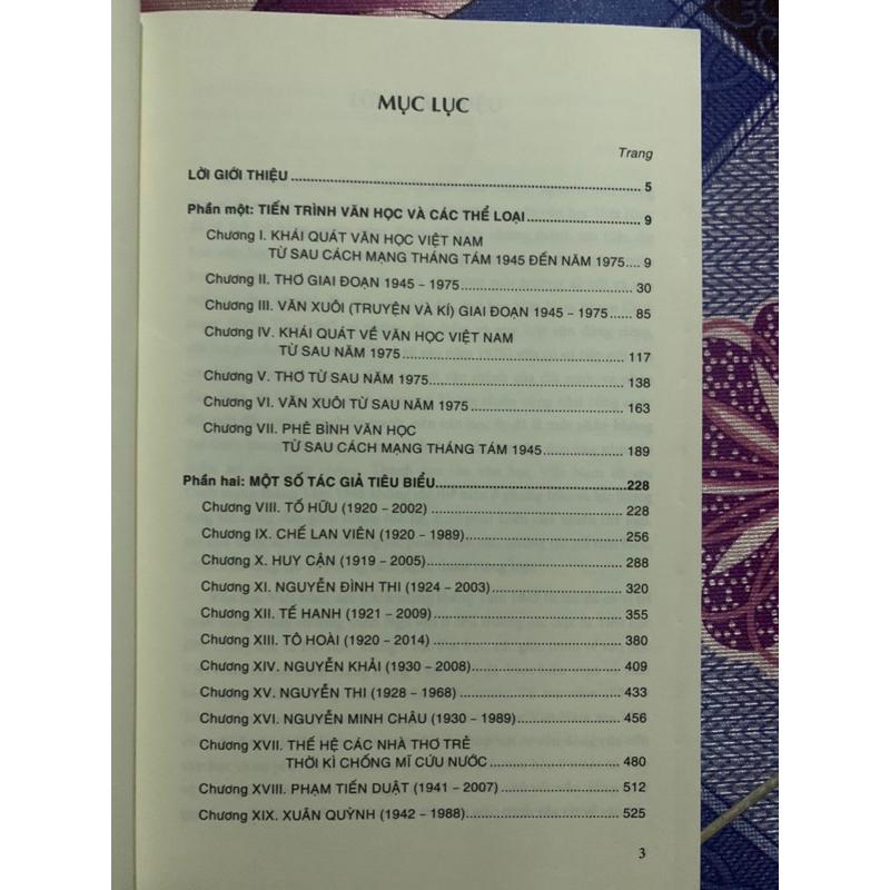 Sách - Văn học Việt Nam : Từ sau cách mạng tháng tám 1945