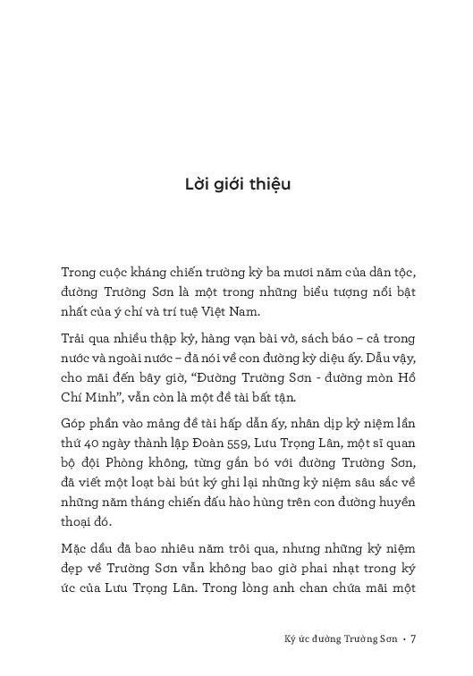 Ký Ức Đường Trường Sơn - TRE