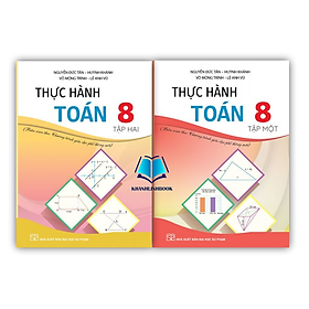Sách - Combo Thực hành Toán 8 - tập 1 + 2 (KP)