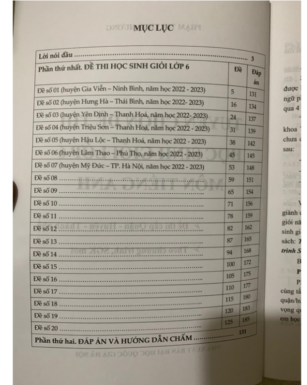 Sách - Tuyển chọn đề thi học sinh giỏi Tiếng anh lớp 6