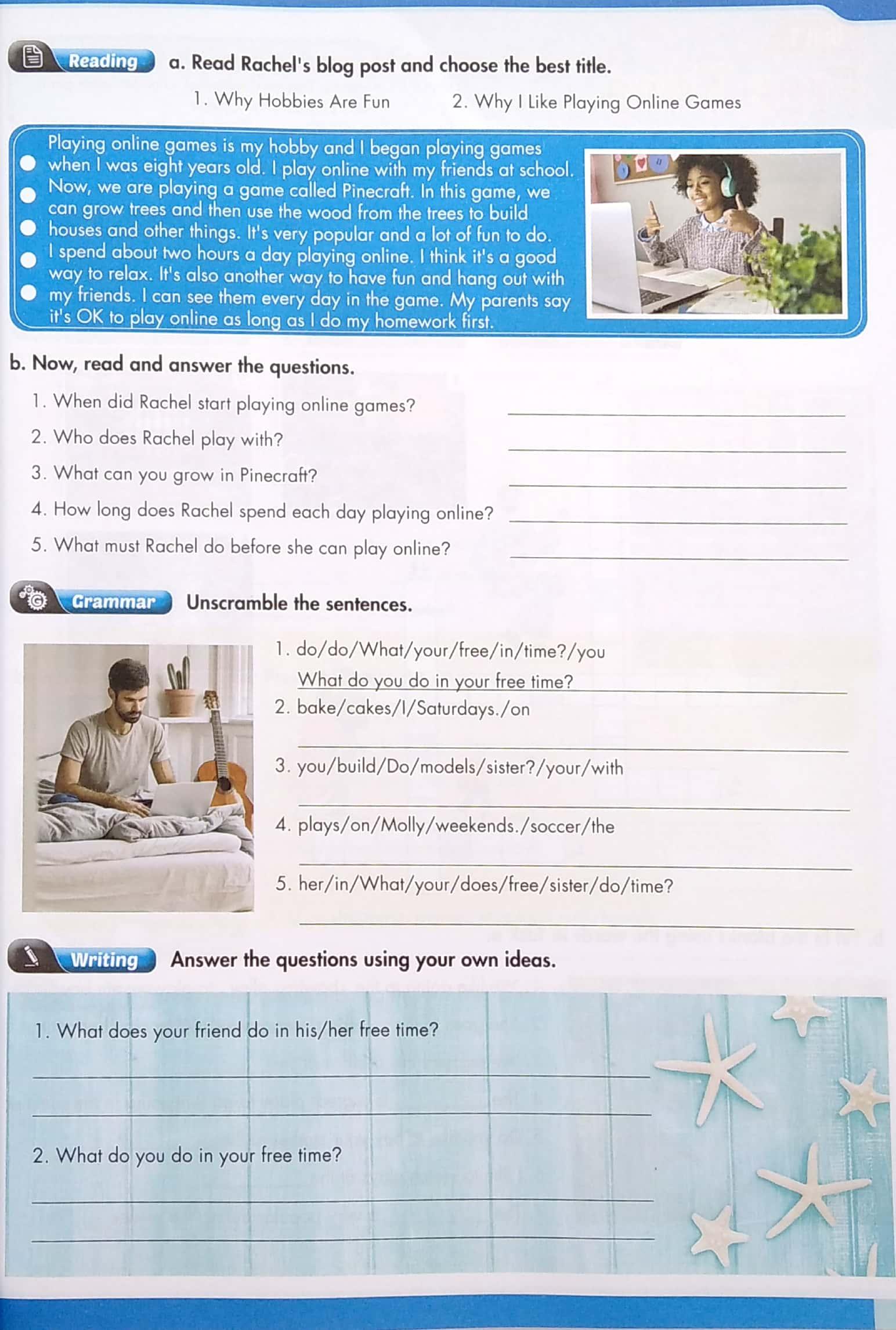 Tiếng Anh 7 I-Learn Smart World - Workbook