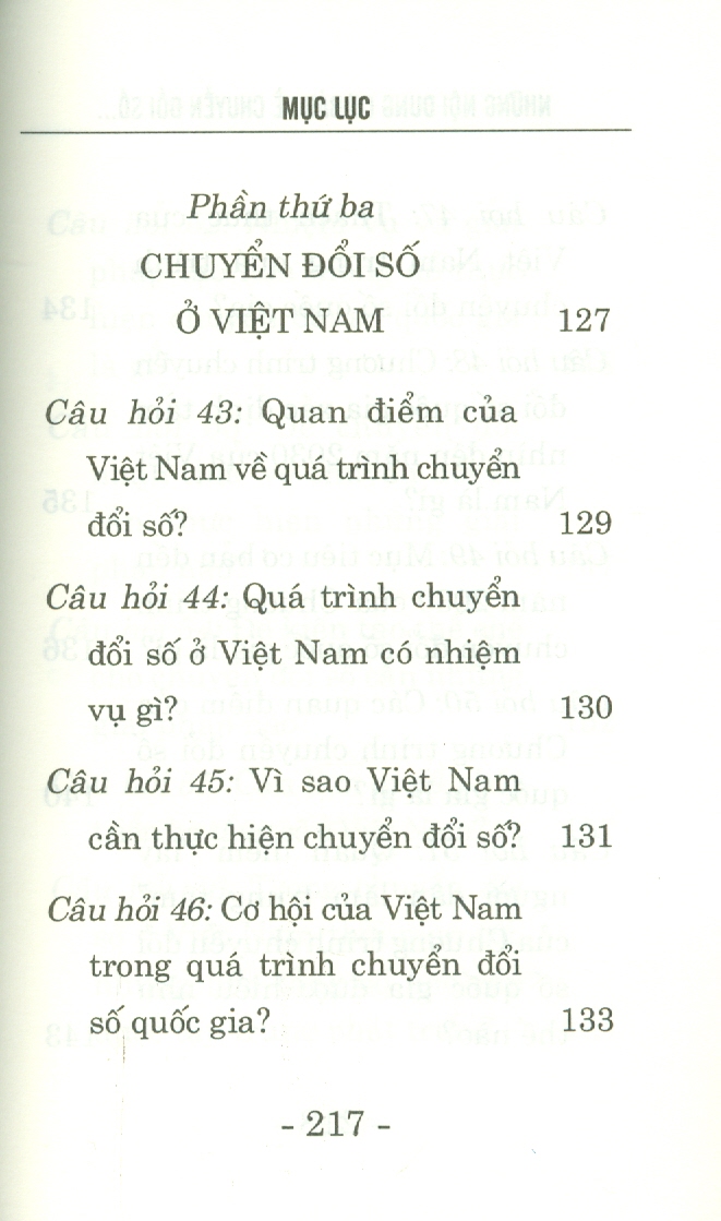 Những nội dung cơ bản về chuyển đổi số - Hỏi và đáp (bản in 2025)